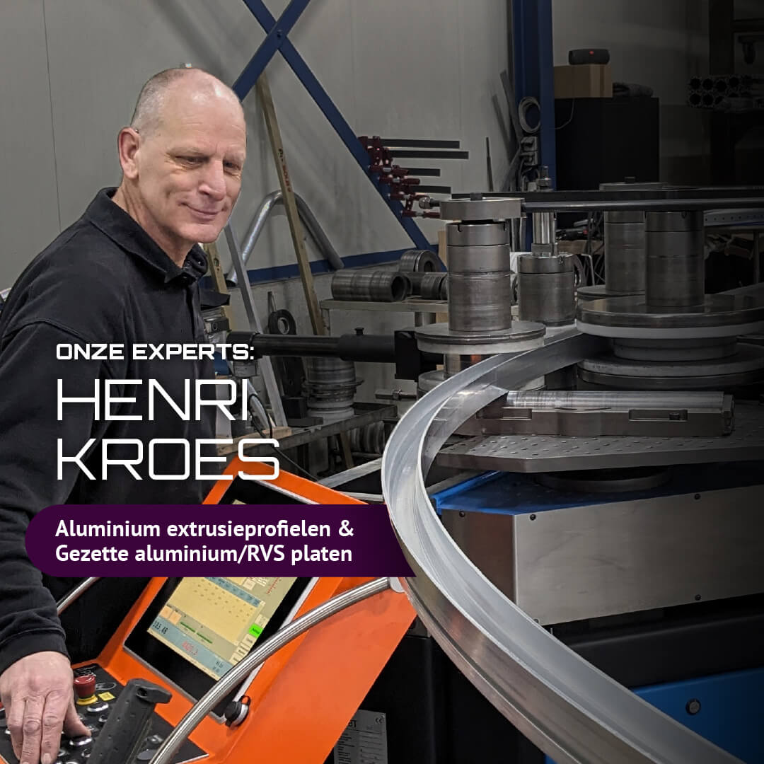 Gewalste extrusieprofielen met radius